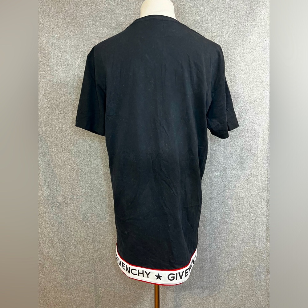 Preloved- Givenchy Mens Tape Logo Tee in XXL